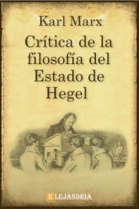 Crítica de la Filosofía del Estado de Hegel