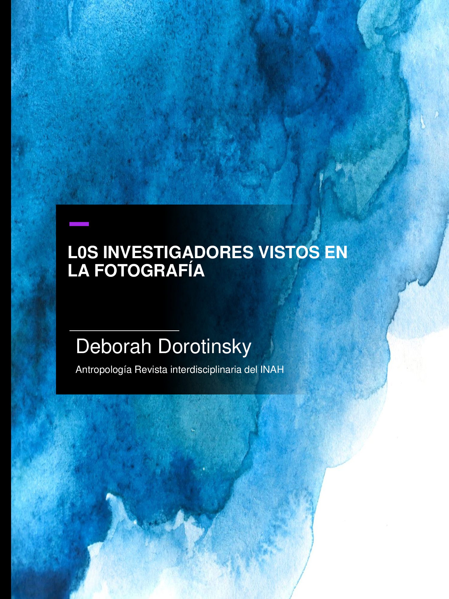 Los investigadores vistos en la fotografía