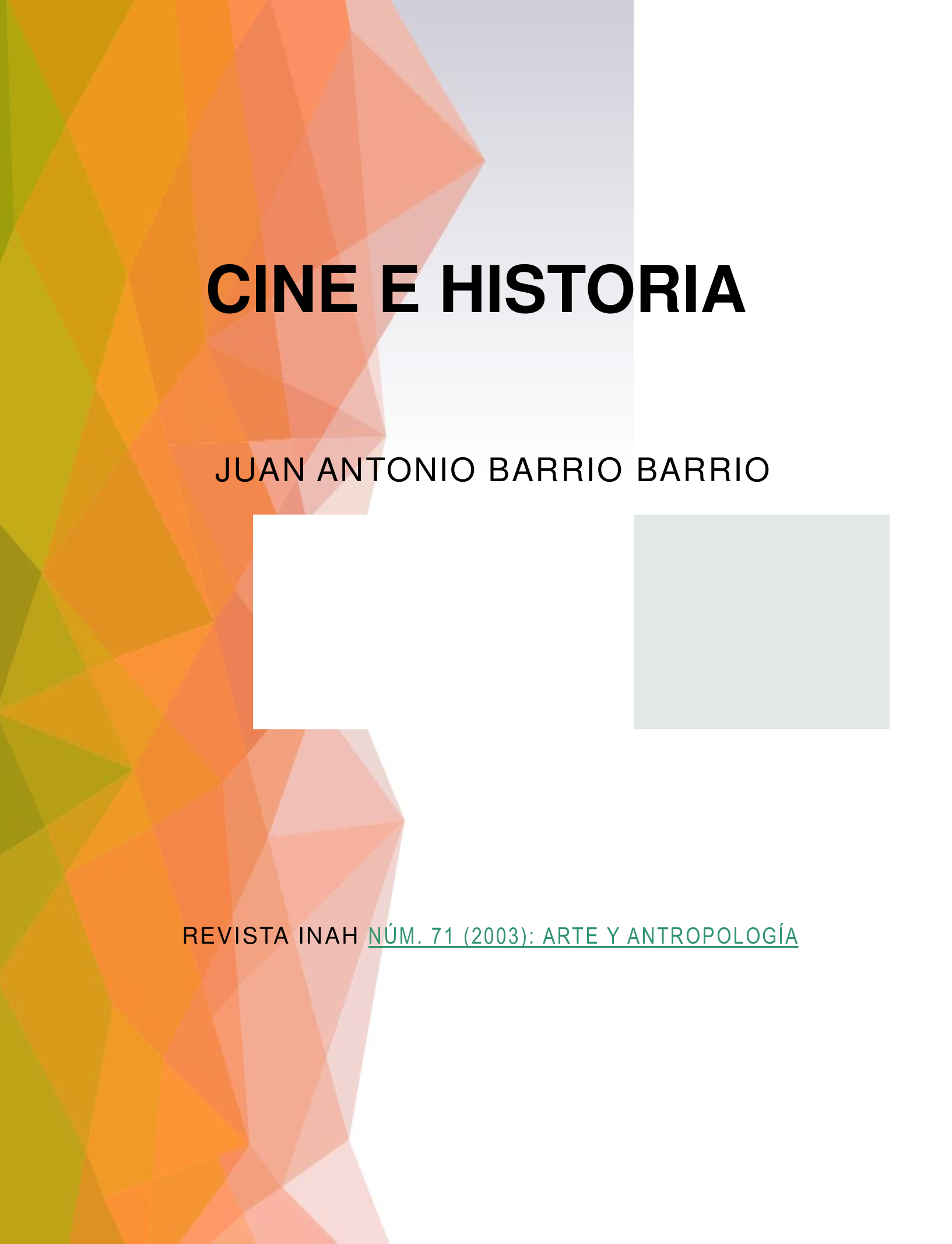 Cine e historia